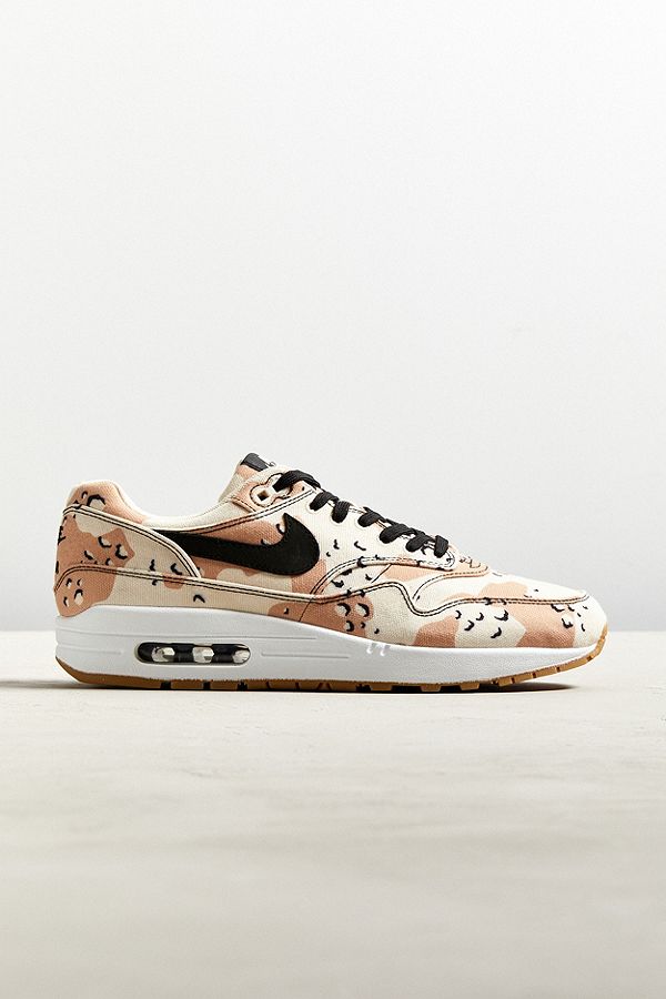 Air Max 1 Premium Camo Canvas Sneaker