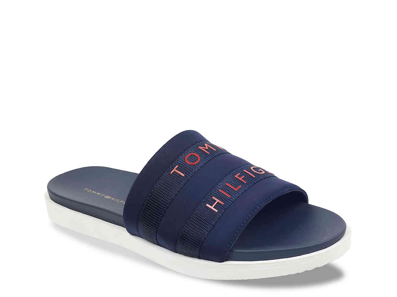 SCRIPT SLIDE SANDAL