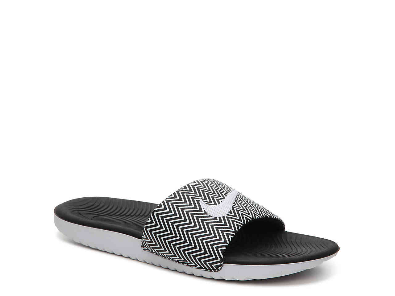 KAWA PRINT SLIDE SANDAL - WOMEN'S