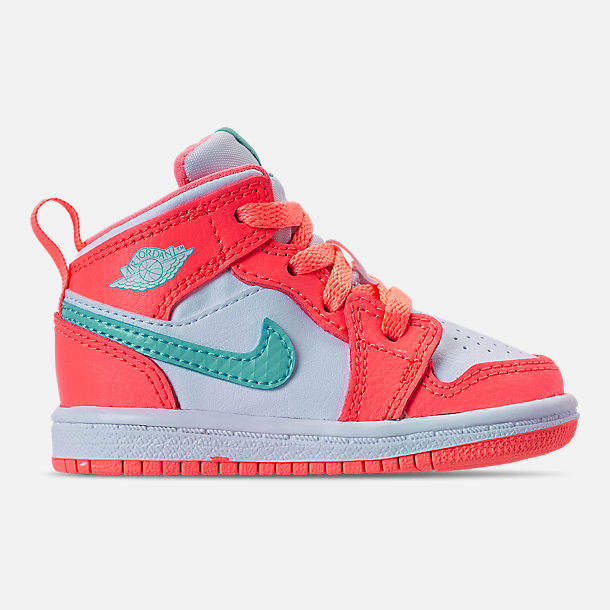 Girls' Toddler Air Jordan 1 Mid Basketball Shoes