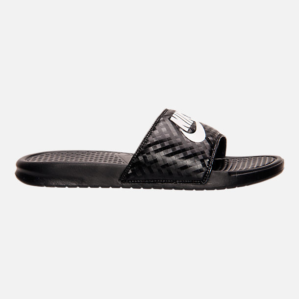 WOMEN'S NIKE BENASSI JDI SWOOSH SLIDE SANDALS