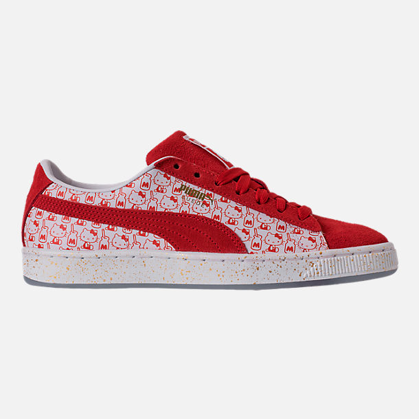 WOMEN'S PUMA X HELLO KITTY SUEDE CLASSIC CASUAL SHOES