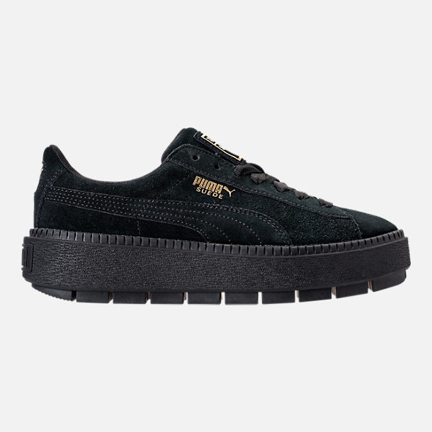 WOMEN'S PUMA SUEDE PLATFORM TRACE CASUAL SHOES