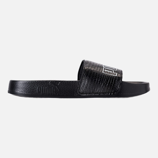 WOMEN'S PUMA LEADCAT AO LEATHER SLIDE SANDALS