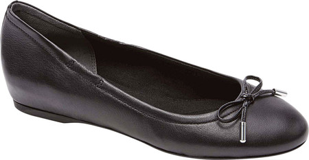 Total Motion Hidden Wedge Tied Ballet Flat