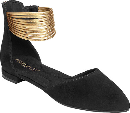 Girl Talk Ankle Strap D'Orsay Flat