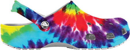 Classic Tie Dye Graphic Clog