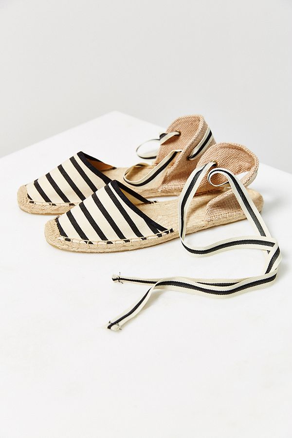 Classic Canvas Stripe Espadrille Sandal