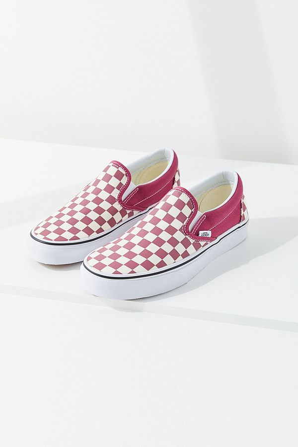 Bright Checkerboard Slip-On Sneaker