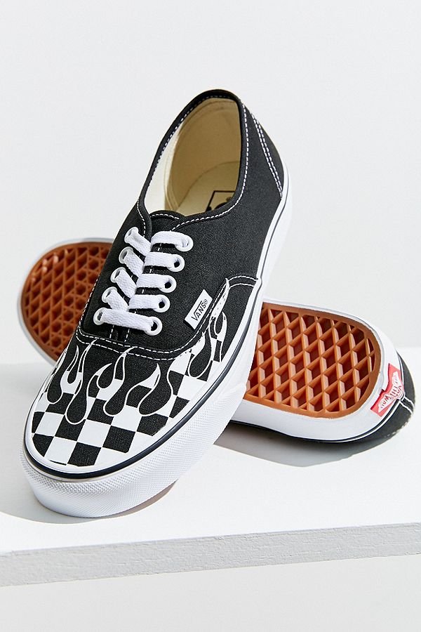 Authentic Checkerboard Flame Sneaker