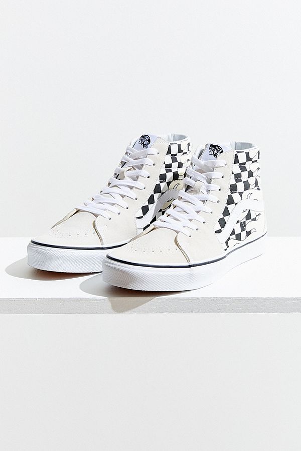 Sk8-Hi Checkerboard Flame Sneaker